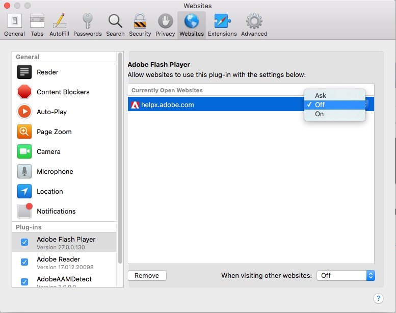Flash Plugin For Safari Mac Os X